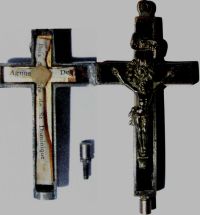 Bild 10 - Dem Hl. Dominikus geweihtes Reliquenkreuz mit der Inschrift 